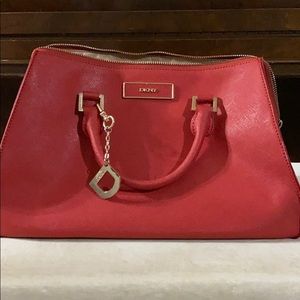 DKNY Large Red Crossbody